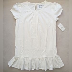 NWT GAP Puff Sleeve Ruffle Hem Top - size 5 yrs